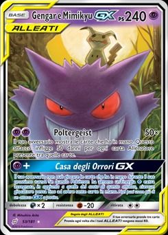 Pokemon Chinese  Tag Team - Gengar & Mimikyu GX #33 imagen del producto