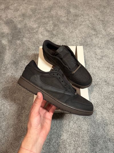 Jordan 1 Low Travis Scott Velvet Brown (Nuove)
