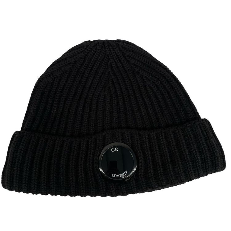 CP Company Wool Knit Lens Beanie Hat obraz 1