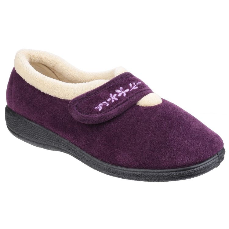 Fleet & Foster Capa Touch Fastening Memory Foam Slipper 15