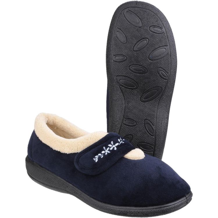 Fleet & Foster Capa Touch Fastening Memory Foam Slipper 8