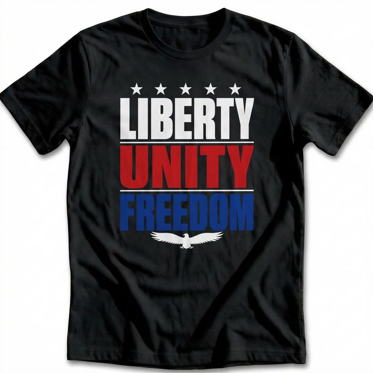 Liberty Unity Freedom Hero T-Shirt AU image 3