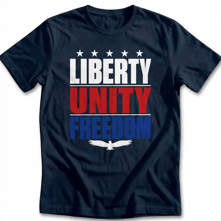 Liberty Unity Freedom Hero T-Shirt AU image 4