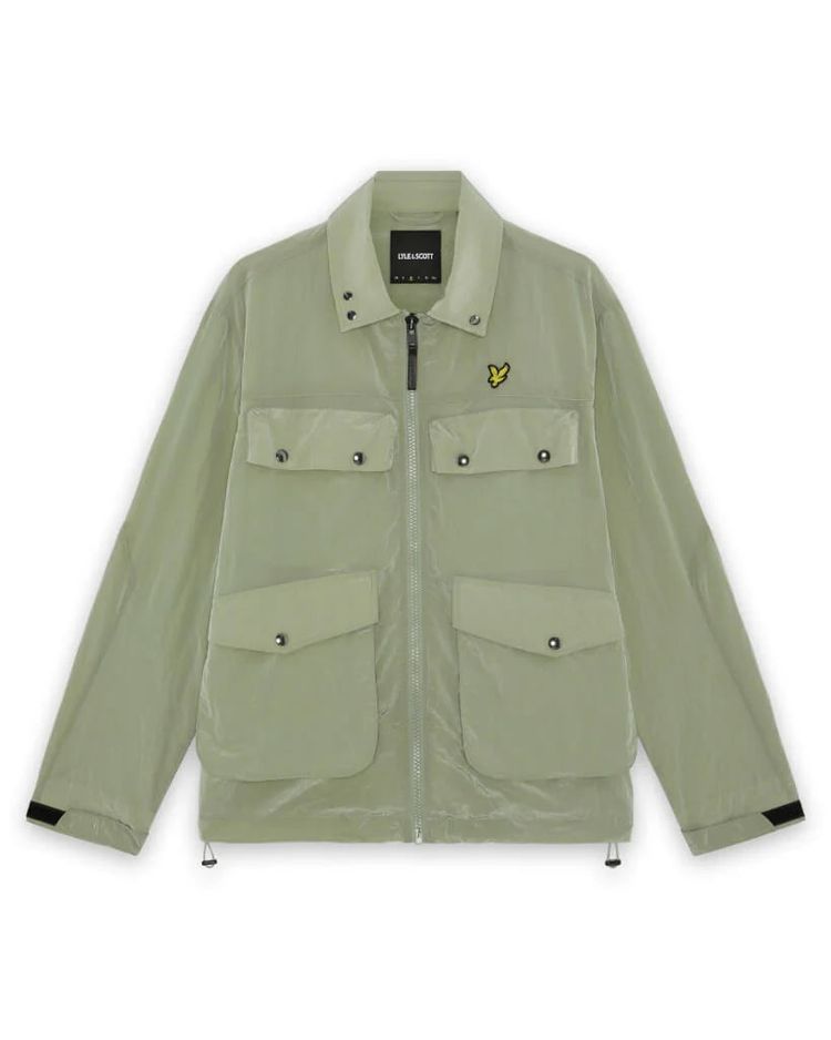 Lyle & Scott 4 Pockets Blouson Jacket Smoke Olive image 1
