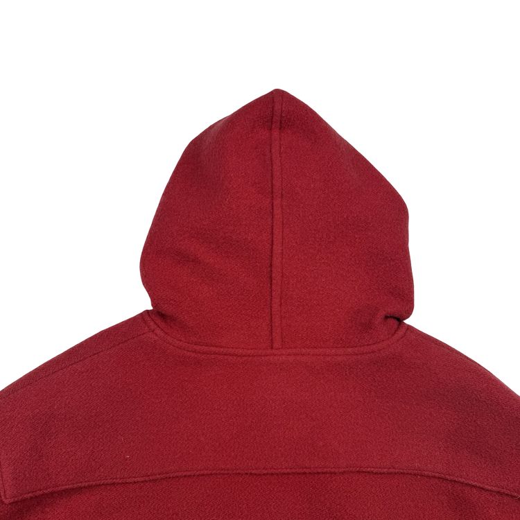 Stone Island 1988 Red Rare Montgomery Wool Duffle Coat - XL image 7