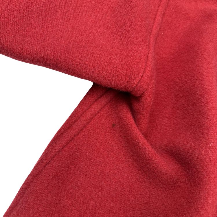 Stone Island 1988 Red Rare Montgomery Wool Duffle Coat - XL image 2