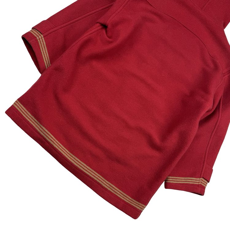 Stone Island 1988 Red Rare Montgomery Wool Duffle Coat - XL image 10