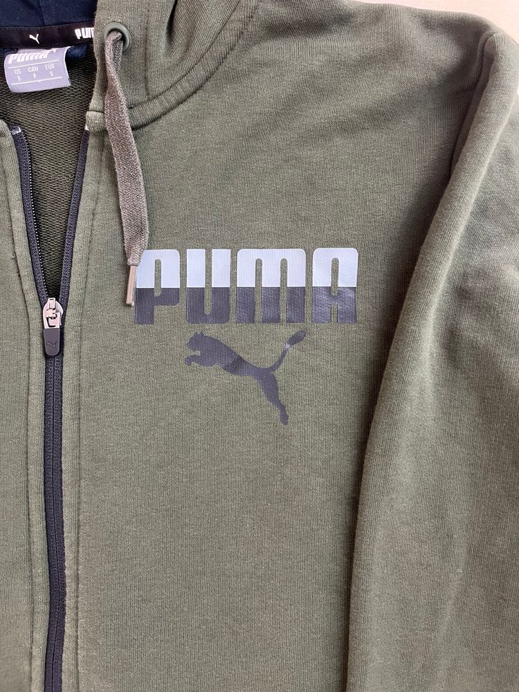 Puma Green Zip-Up Hoodie image 3