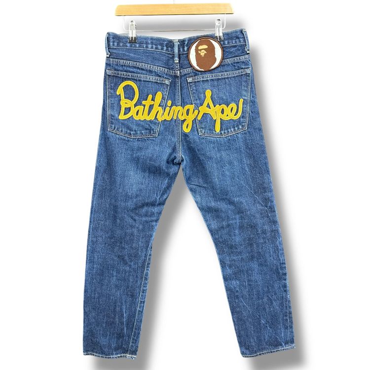A Bathing ape Jeans, embroider logo, small