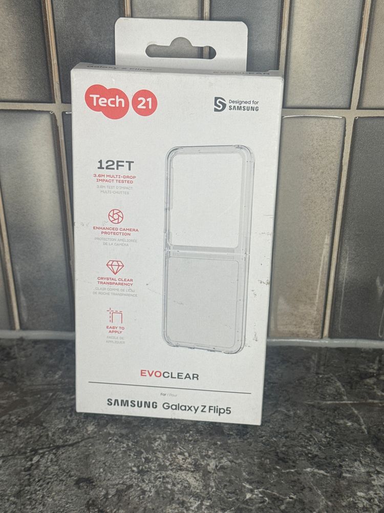 Other Tech 21 Clear Protective Case For Samsung Galaxy Z Flip5 product image