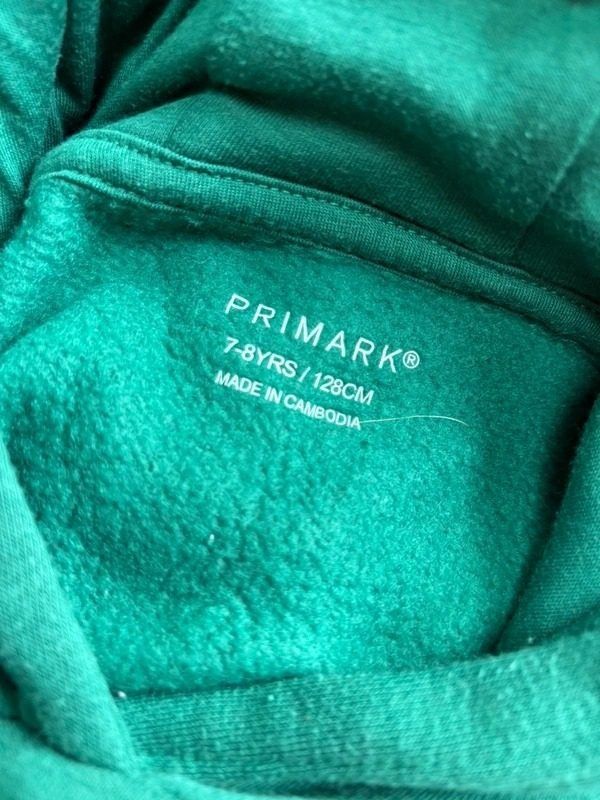 Primark Green Hoodie With Self Love Club Print image 2