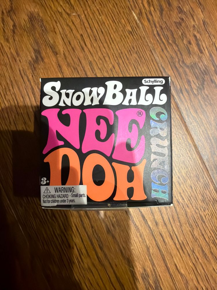Snowball Nee Doh Crunch Toy