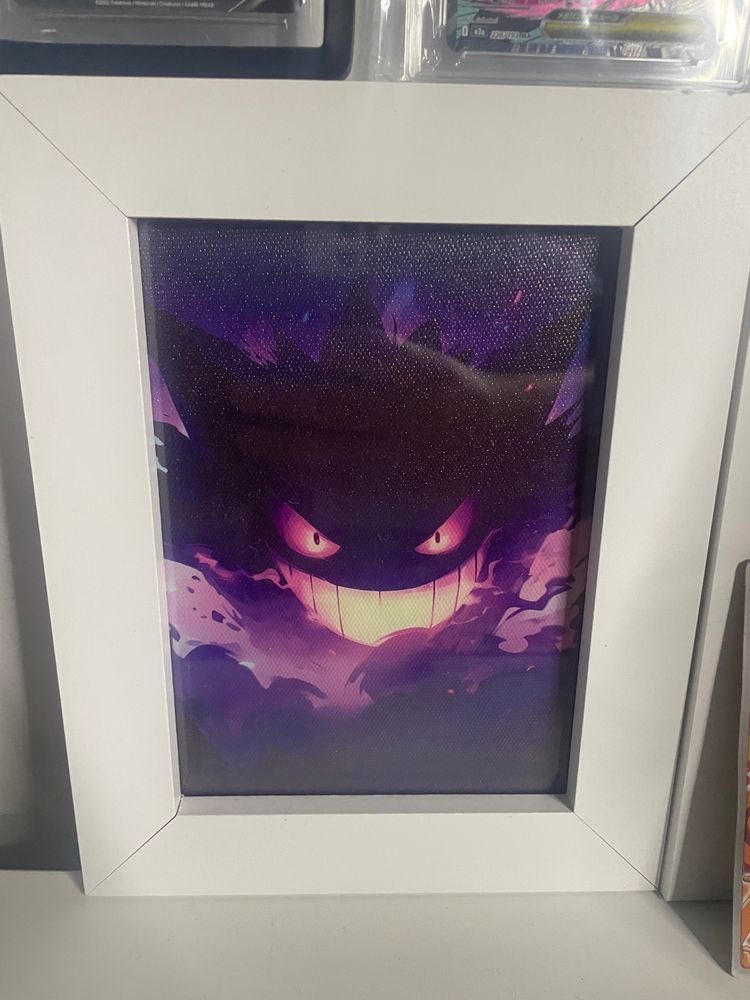 GENGAR Canvas Framed Art Prints