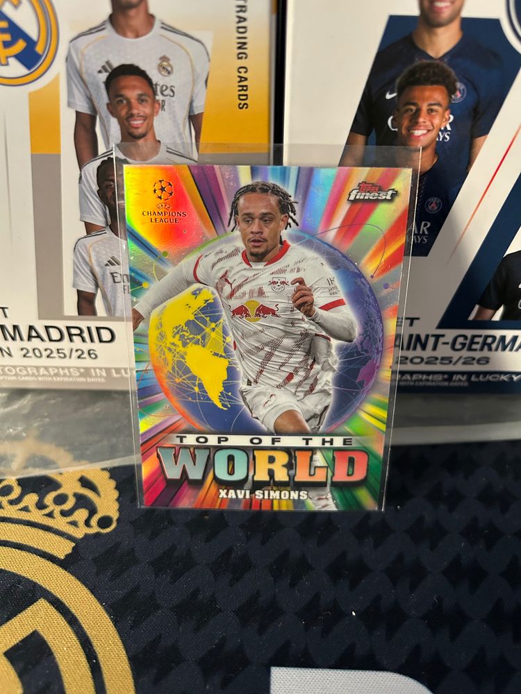 Xavi Simons Top Of The World Trading Card