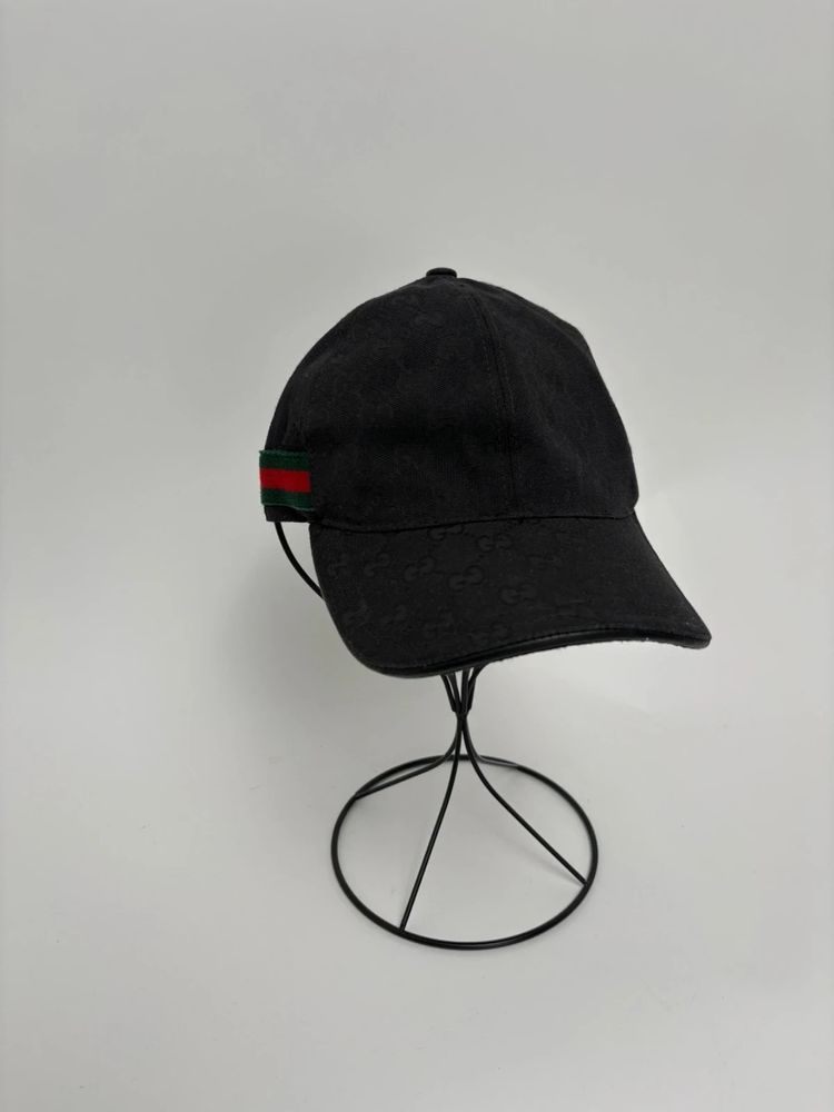 Gucci 'GG' Monogram Black Cap - S imagen 5