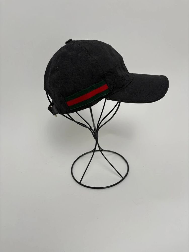 Gucci 'GG' Monogram Black Cap - S imagen 2