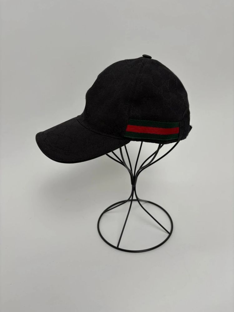 Gucci 'GG' Monogram Black Cap - S imagen 4