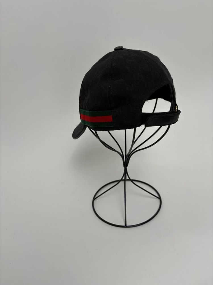 Gucci 'GG' Monogram Black Cap - S imagen 6