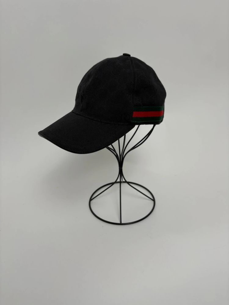 Gucci 'GG' Monogram Black Cap - S imagen 3