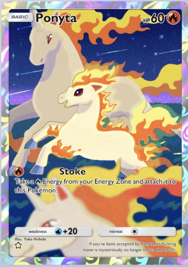 Ponyta Pokémon Card image 1