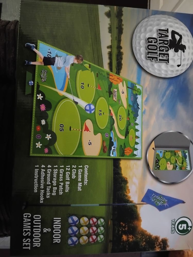 Kreative Kraft Target Golf Indoor & Outdoor Games Set image 1