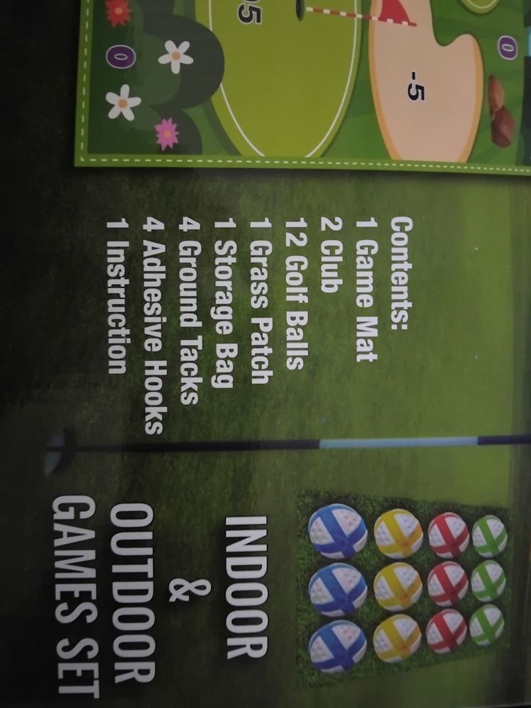 Kreative Kraft Target Golf Indoor & Outdoor Games Set imagen 2