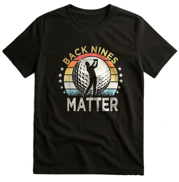 Back Nines Matter T-Shirt US image 3