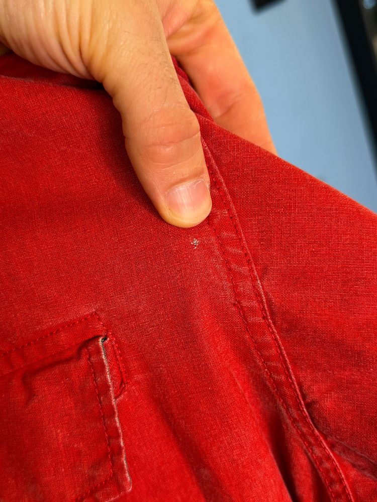 Immagine di XL Stone Island Red Green 30th Anniversary 2012 Tela Stella Smock Jacket 9