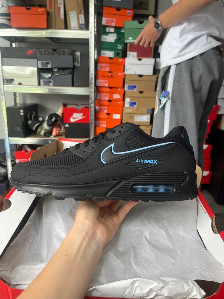 Nike Air Max 90 Black/Blue Sneakers