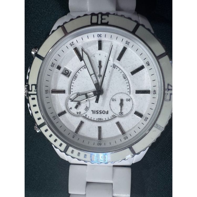Immagine di Fossil White Wristwatch 1