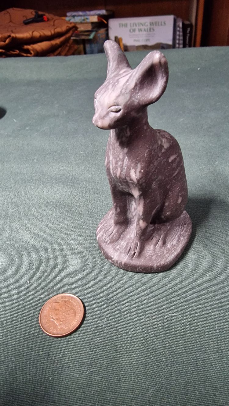 Variety of Crystal Sphinx Cat Carvings 