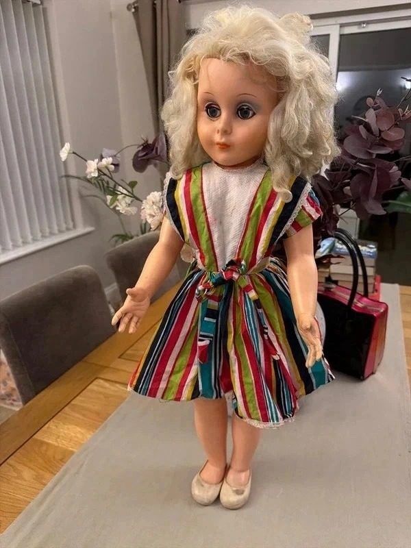Striped Dress For Doll image 1