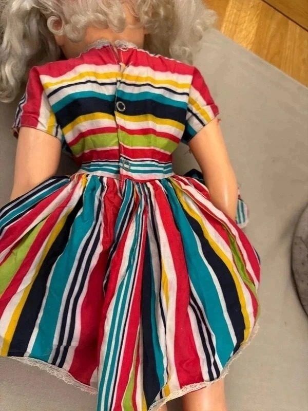 Striped Dress For Doll image 2
