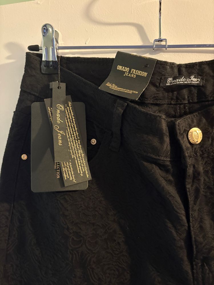 Onado Woman Black Premium Denim Jeans 2