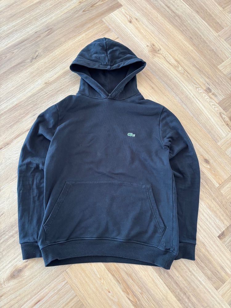 Lacoste Black Hoodie imagen 1