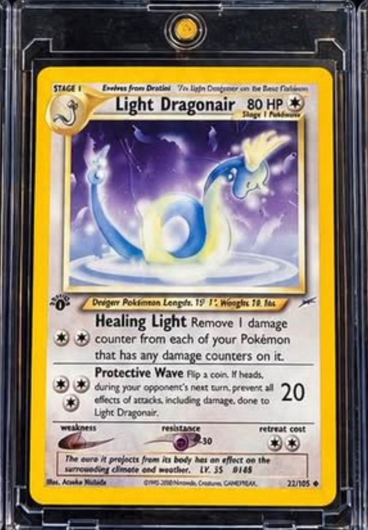 FIRST EDITION Light Dragonair Pokémon Card obraz 1