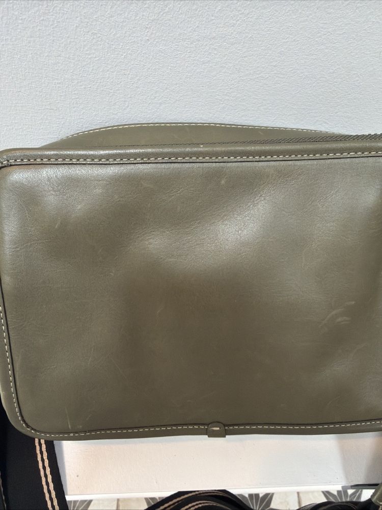 Coach Charter 24 Crossbody Bag Messenger CC078 BNWT Army Green Leather £495 image 4