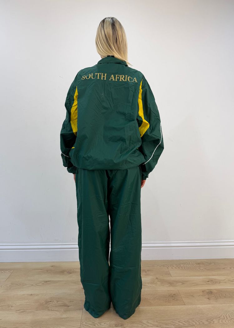 large green and yellow south africa tracksuit set image 9