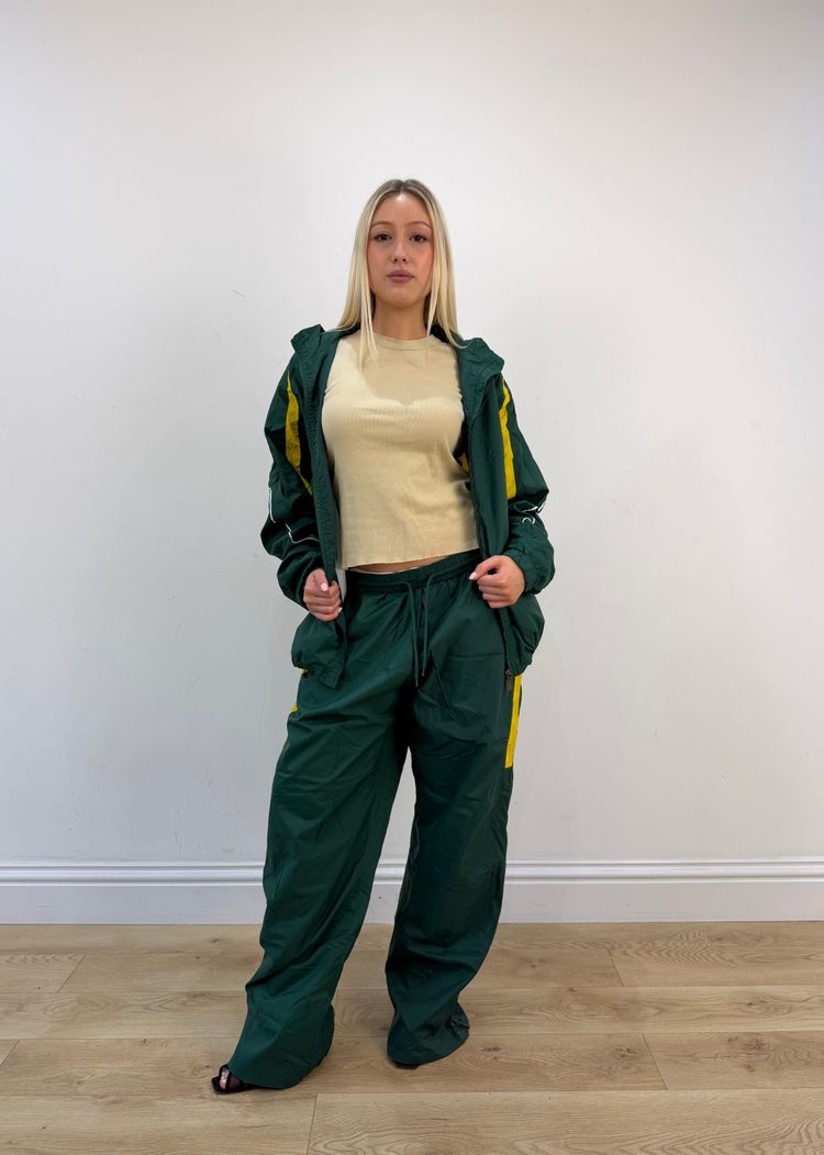 large green and yellow south africa tracksuit set image 3