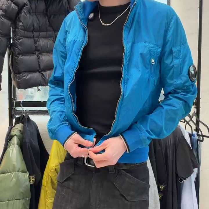 C.P. Company C.p. Company mille zipup chrome jacket blue size s product image