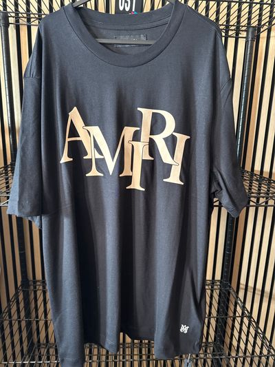 U36 AMIRI Staggered Tee Brand New