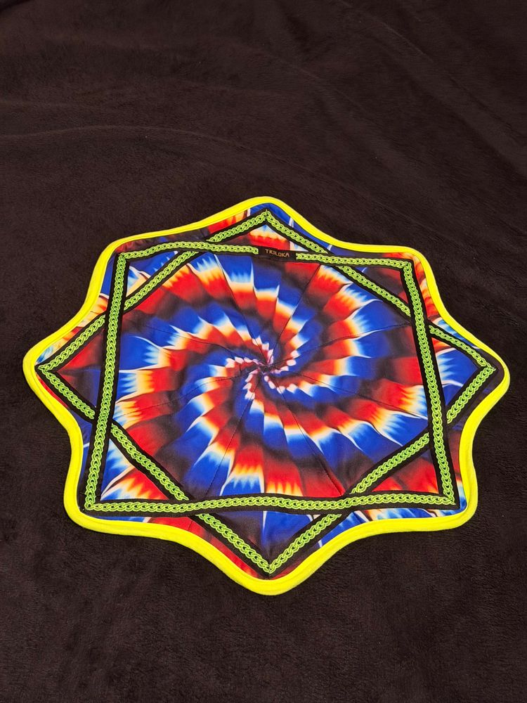 Tie-Dye Patterned spinning cloth  6