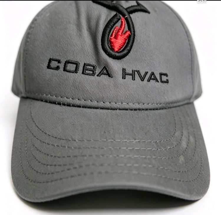 MLB Grey Baseball Cap With Coba Hvac Embroidery product image