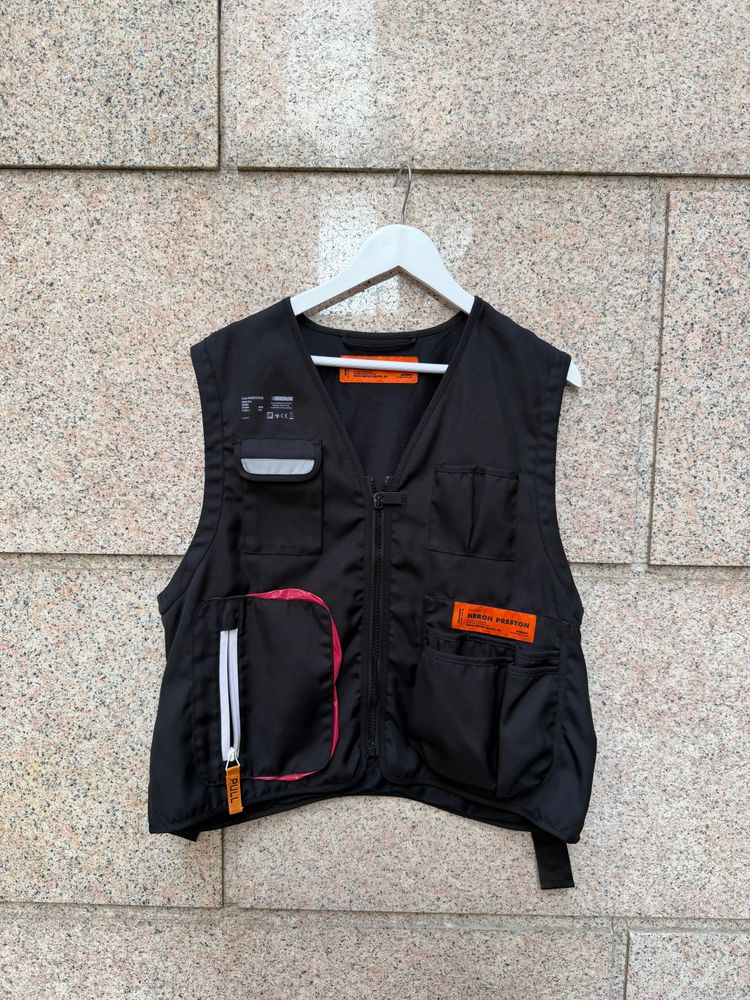 Heron preston Black Utility Vest L