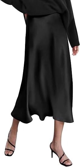 Black Midi Skirts 4