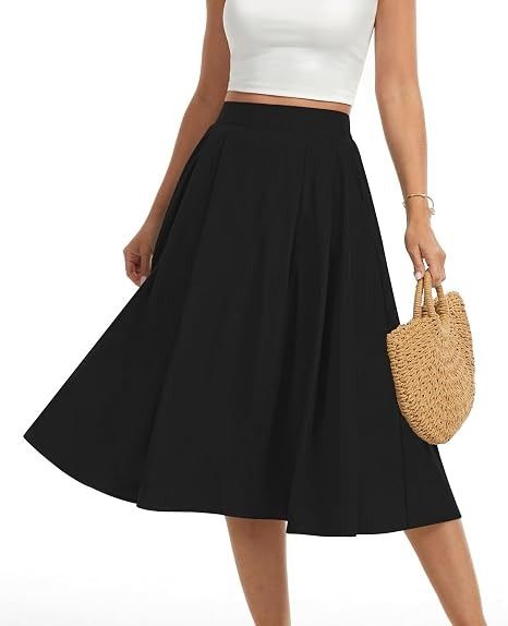 Black Midi Skirts