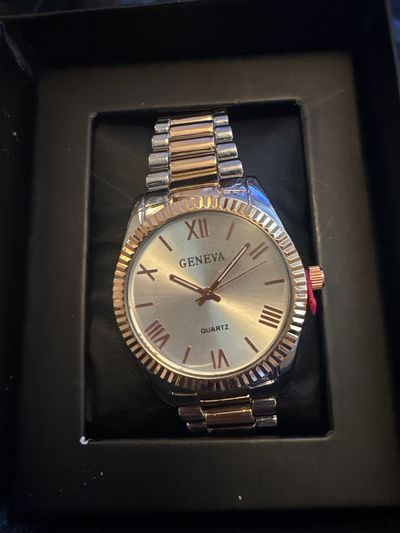 Silver And Gold Tone Wristwatch