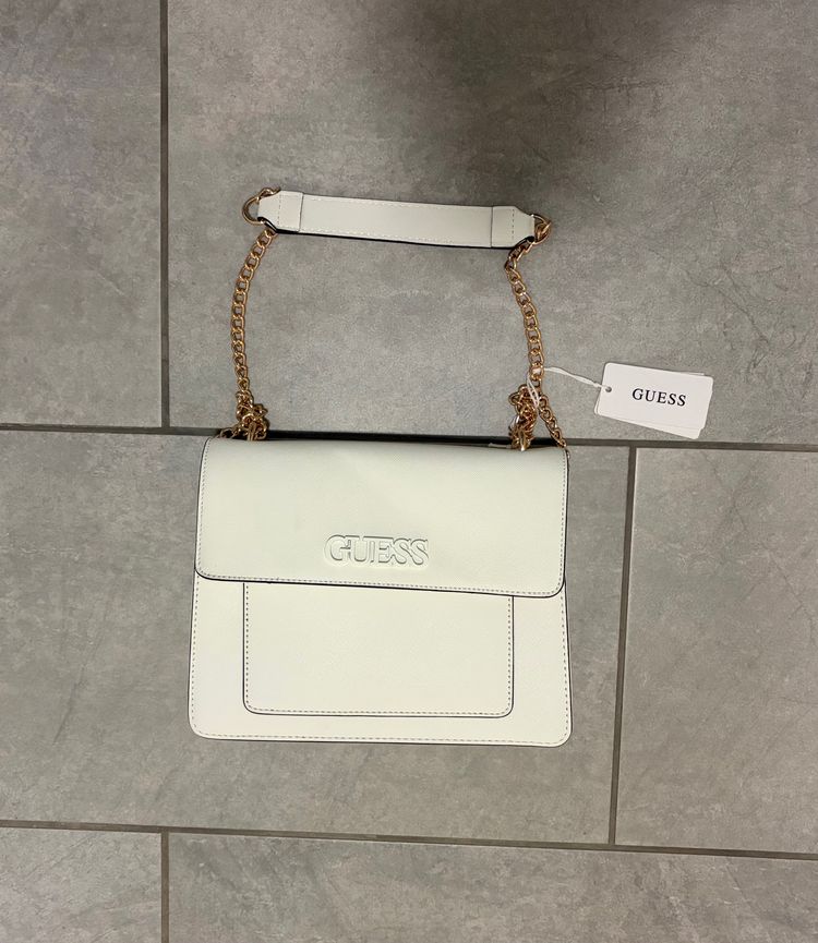 Guess “ Marino crossbody flap WHITE” RRP £145