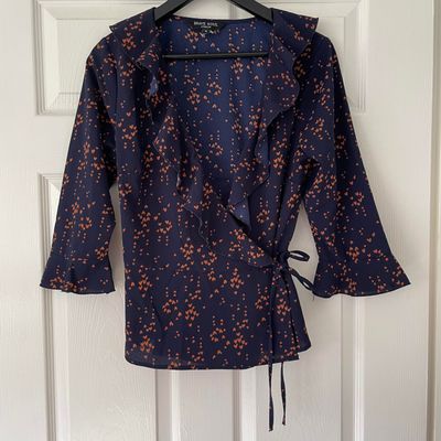 Brave Soul Women's Wrap Blouse