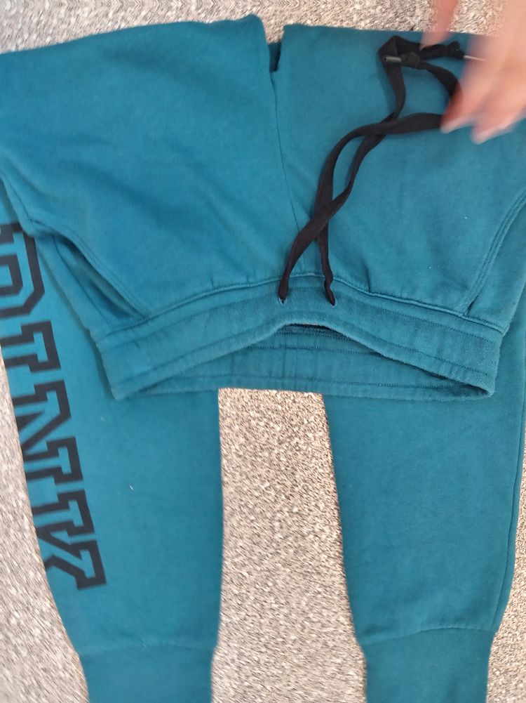 Victoria's Secret Pink Victoria'S Secret Teal Sweatpants product image